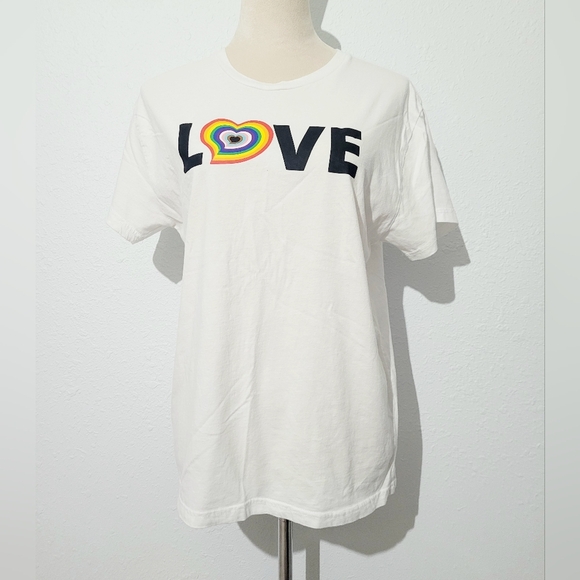 THE PHLUID PROJECT love PRIDE T-shirt Rainbow 100% Cotton Size MEDIUM - Picture 2 of 8